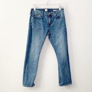 Edwin Jamie Boyfriend Jeans Size 26 Mid-Rise Rigid Denim Cropped J135